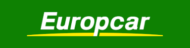 Logo von Europcar mit grünem Hintergrund und weißer Schrift.